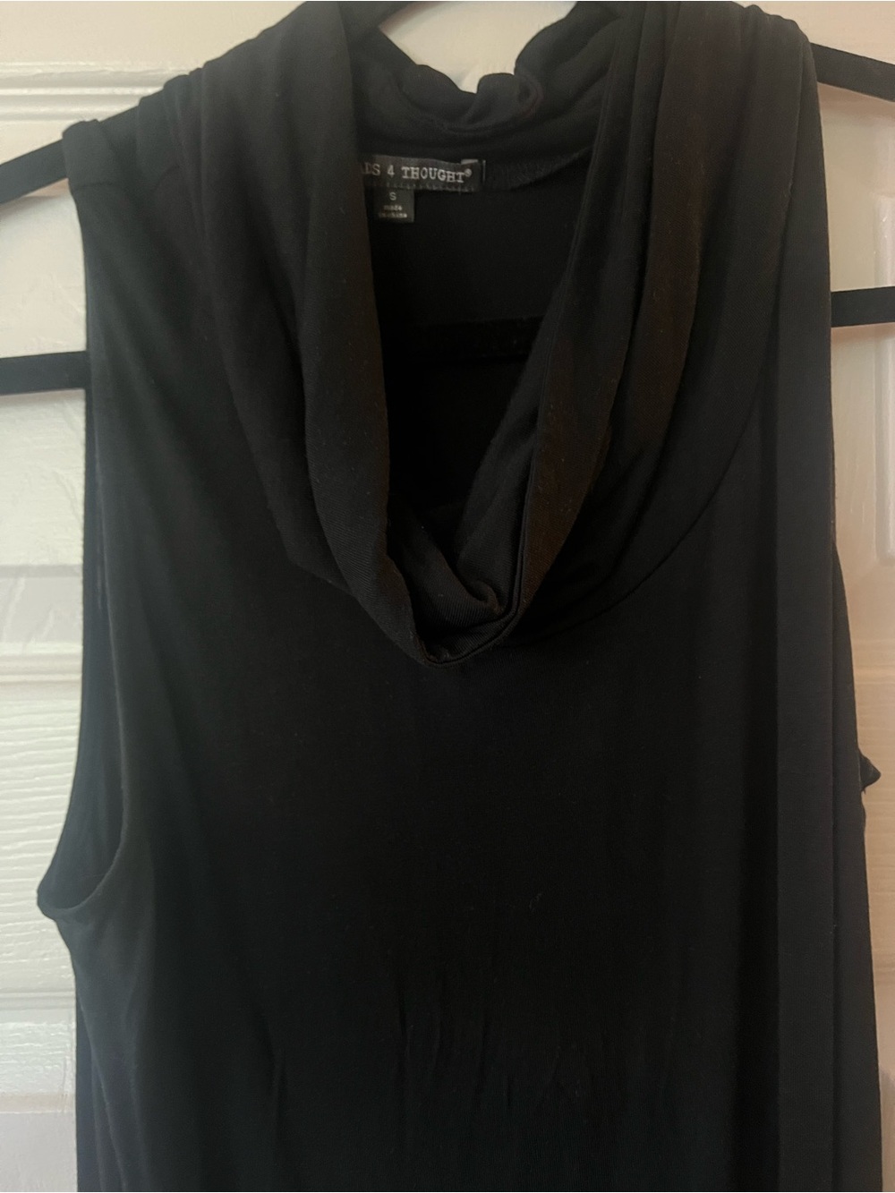 Threads 4 Thought Black Cowl Neck Tank Midi Dress